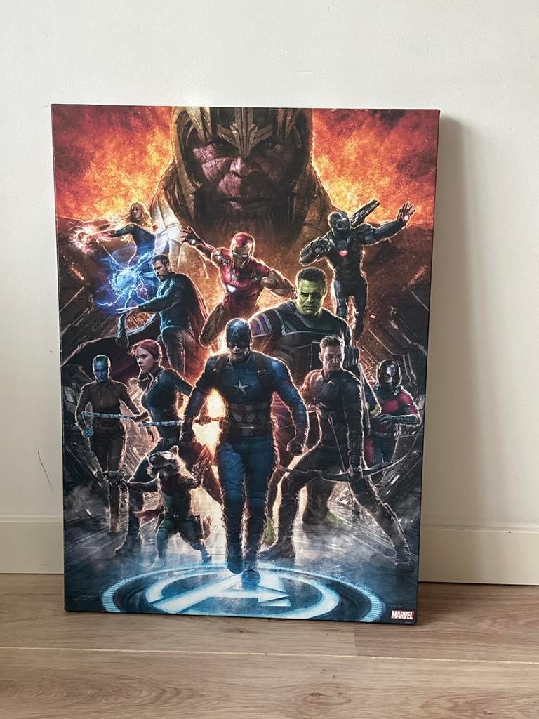 Avengers Endgame Canvas Schilderij, Ophalen, Gebruikt, Overige materialen