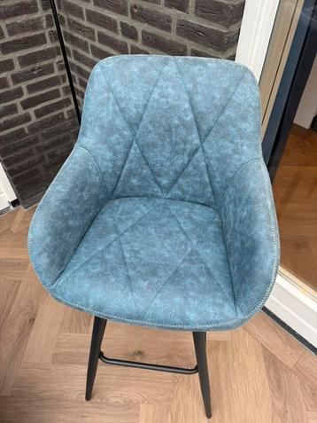 Bar chairs | blue | 4 pcs beschikbaar voor biedingen