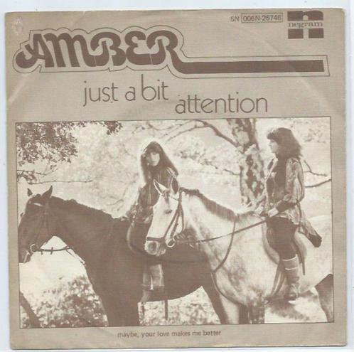 Nederpop: AMBER- Just a bit attention, Cd's en Dvd's, Vinyl Singles, Gebruikt, Pop, Verzenden