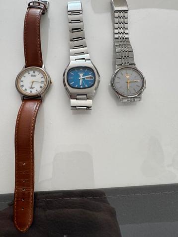 3x Seiko Quartz beschikbaar voor biedingen