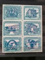 Postzegelblok Guatemala Feria 1973 rode opdruk, Ophalen of Verzenden, Postfris, Zuid-Amerika