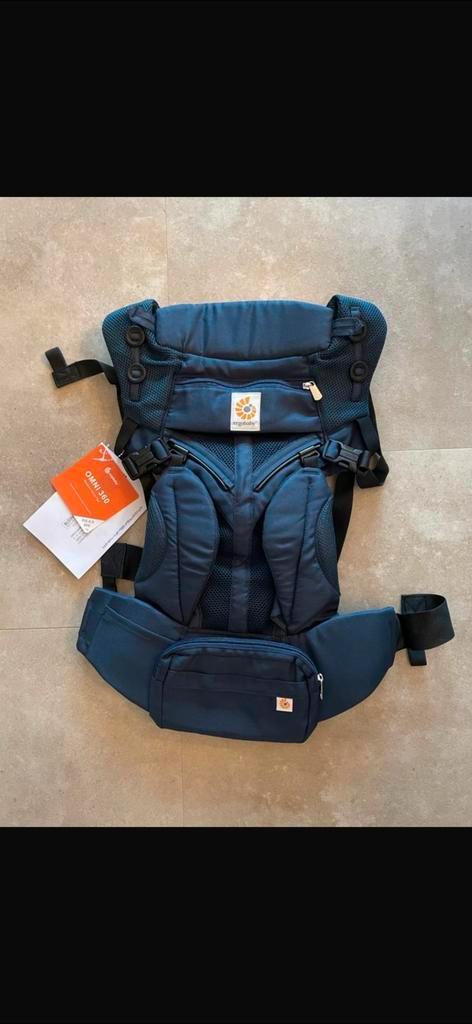 Ergobaby Omni 360 Draagzak - midnight blue, Kinderen en Baby's, Babydragers en Draagdoeken, Zo goed als nieuw, Draagzak, Buik, Rug of Zij