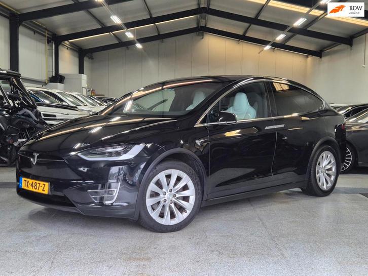 Tesla Model X 75D 7Pers SOH 92,5 Leder 1Ste Eig Auto Pilot I, Auto's, Tesla, Bedrijf, Te koop, Model X, 4x4, ABS, Achteruitrijcamera