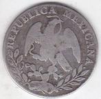 Mexico, 2 Reales, 1863, zilver, Zilver, Ophalen of Verzenden, Losse munt, Midden-Amerika