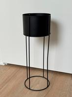 Plantenstandaard zwart metaal 19x51cm, Tuin en Terras, Ophalen, Gebruikt, Minder dan 60 cm, Rond