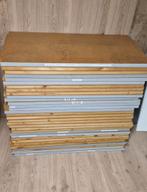 Stelling planken 32 stuks, Doe-het-zelf en Verbouw, Platen en Panelen, Ophalen, Gebruikt