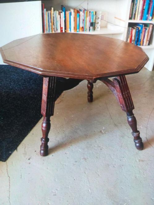 12 hoekige salontafel - eiken - flap aan de wand tafel, Huis en Inrichting, Tafels | Salontafels, Gebruikt, Minder dan 50 cm, 50 tot 100 cm