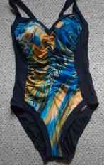 Badpak  sunflair met kleurrijk design, Kleding | Dames, Ophalen of Verzenden, Zo goed als nieuw, Zwart, Badpak