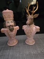 Decoratieve Beelden - Notenkraker & Hert, Diversen, Kerst, Ophalen of Verzenden, Nieuw