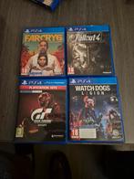 PS4 Games - Far Cry 6, Fallout 4, Gran Turismo, Watch Dogs, Avontuur en Actie, Online, Gebruikt, Vanaf 18 jaar