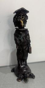 Uniek bronzen beeldje Nicolas Dings `Mobile Home´, Antiek en Kunst, Ophalen of Verzenden