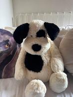 jellycat huge black and cream puppy, Ophalen of Verzenden, Hond