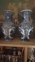 Delfts blauwe vazen set, Ophalen of Verzenden