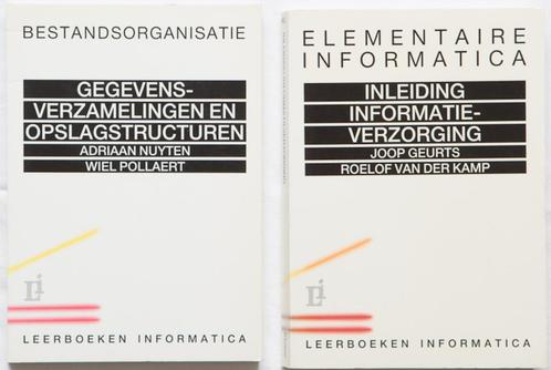 Inleiding Informatieverzorging + Gegevensverzamelingen en .., Boeken, Informatica en Computer, Zo goed als nieuw, Programmeertaal of Theorie