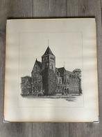 Gravure van het gemeentehuis in Zeist, Cees Bijman, Ophalen