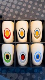KOFFIEMOKKEN / VAZEN, STIJL HANS THEO BAUMANN, 6 STUKS, Ophalen of Verzenden, Zo goed als nieuw