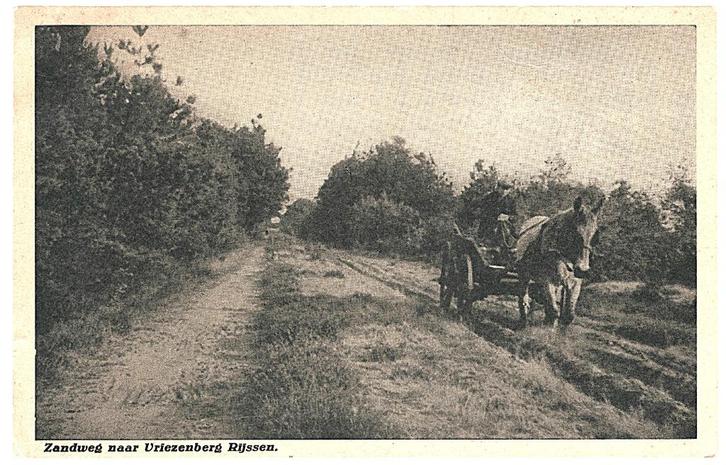 959934 Rijssen Ov 1948 Zandweg naar Vriezenberg Gelopen met, Verzamelen, Ansichtkaarten | Nederland, Gelopen, Overijssel, 1940 tot 1960