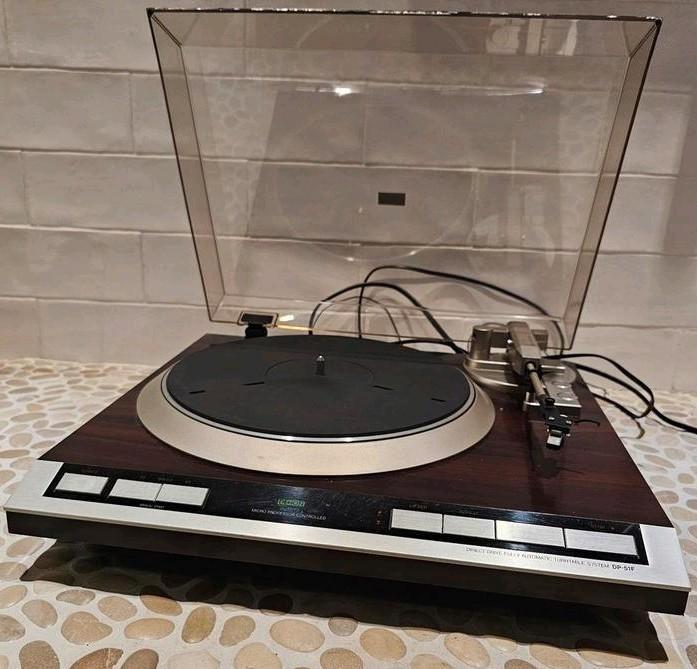 Denon DP 51F Quartz DD Palisander,geserviced, izgst,garantie, Audio, Tv en Foto, Platenspelers, Refurbished, Platenspeler, Overige merken