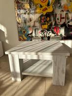 Salontafel 60x60 - White Off Style met Onderblad, Ophalen of Verzenden, Gebruikt