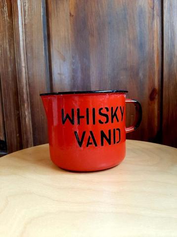 Whisky Waterkan / Kan - (whiskey / Emaille/ Retro) beschikbaar voor biedingen