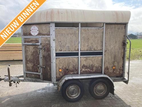 Weijer Veetrailer trailer schapentrailer aanhanger geremd, Auto diversen, Aanhangers en Bagagewagens, Gebruikt