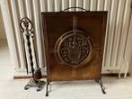 Antiek - vintage haardscherm en haardstel, Antiek en Kunst, Ophalen