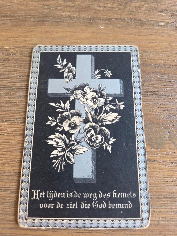 Antieke bidprent Melanie Goethals, Verzamelen, Bidprentjes en Rouwkaarten, Ophalen of Verzenden