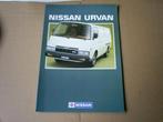 Nissan Urvan 1986 12 pag., Verzenden, Zo goed als nieuw, Nissan