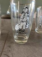 Vintage glazen defensie jaren 60/70, Verzamelen, Glas en Borrelglaasjes, Ophalen of Verzenden, Zo goed als nieuw, Bierglas