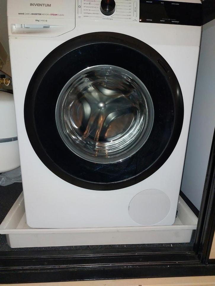 Inventum VWM8001W 8 kilo wasmachine max 1400 toeren., Witgoed en Apparatuur, Wasmachines, Zo goed als nieuw, Voorlader, 8 tot 10 kg