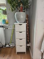 Leuk ladekastje gangkast badkamerkast met 4 lades, Ophalen, Minder dan 50 cm, Zo goed als nieuw, Minder dan 100 cm