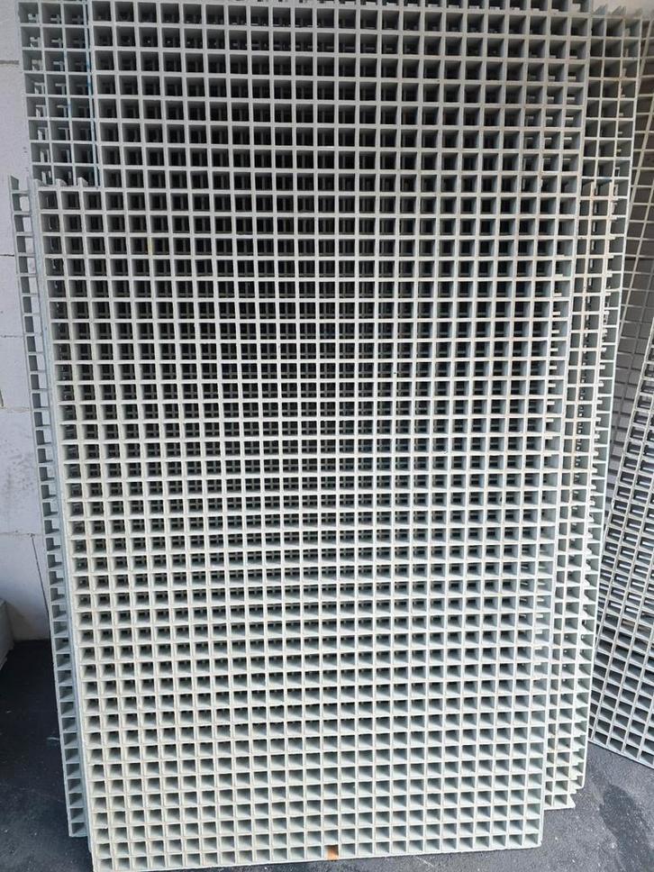 Kunststof Roosters Loopdek Steiger - 9 stuks, Doe-het-zelf en Verbouw, Platen en Panelen, Ophalen of Verzenden