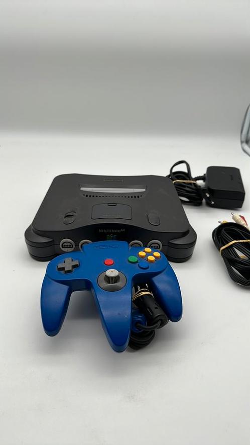 N64 console, Spelcomputers en Games, Spelcomputers | Nintendo 64, Zo goed als nieuw, Met 1 controller, Ophalen of Verzenden