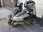 Skeelers maat 45 incl. bescherming, Heren, Zo goed als nieuw, Inline skates 4 wielen, Ophalen