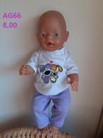 Poppenkleertjes baby born. Set Woezel en Pip.Opbrengst KiKa., Ophalen, Nieuw, Babypop