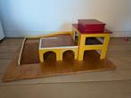 Houten speelgoed garage en huis gratis, Ophalen, Gebruikt, Overige typen