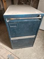 Korting!!   Metalen Kastje met 2 Lades, Huis en Inrichting, Kasten | Roldeurkasten en Archiefkasten, Ophalen, Minder dan 50 cm