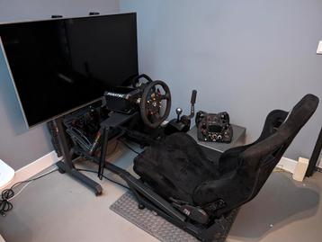 Full Sim Rig, Sim Racing Setup - Fanatec  dd1 