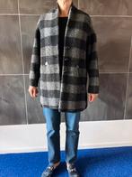 Isabel Marant Étoile wollen jas in grijze ruit, Isabel Marant, Ophalen of Verzenden, Gedragen, Grijs