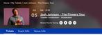 2x Josh Johnson Tickets - Row 2 - 21:45 - Amsterdam, Twee personen