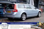 Volvo V70 2.5T 200 pk, Leer, Trekhaak (bj 2009), Auto's, Voorwielaandrijving, Met garantie (alle), Blauw, 2521 cc