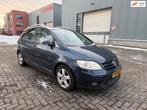 Volkswagen Golf Plus 2.0 FSI Comfortline leer clima, Auto's, Gebruikt, Zwart, 4 cilinders, Blauw