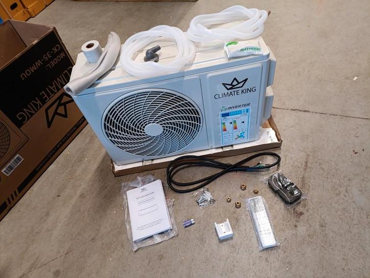 Beste Keuze Single Split airco - Climate King, 2,6 KW, WIFI,, Witgoed en Apparatuur, Airco's, Nieuw, Wandairco, 60 tot 100 m³
