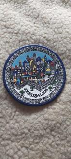 jerusalen bordje ongeveer 16 cm israel, Ophalen, Gebruikt, Beeld(je), Jodendom