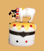 Cow parade vrolijk pillendoosje koe verzamel item, Ophalen