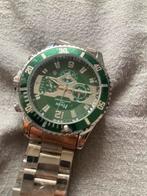 Groene Horloge, Sieraden, Tassen en Uiterlijk, Horloges | Heren, Ophalen, Staal, Polshorloge, Nieuw