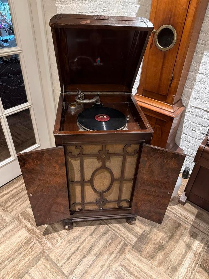 Pathofoon Dulcetto Grammofoon - Speelt Uitstekend, Antiek en Kunst, Antiek | Tv's en Audio, Ophalen
