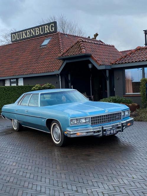Chevrolet Caprice  classic AUT 1976 Blauw 5.7L v8, Auto's, Chevrolet, Particulier, Caprice, LPG, Sedan, Automaat, Geïmporteerd