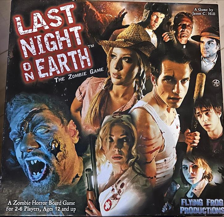 Last Night on Earth bordspel + Growing Hunger Expansion, Hobby en Vrije tijd, Gezelschapsspellen | Bordspellen, Zo goed als nieuw