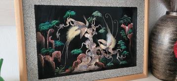 Parelmoer Kunstwerk Vogel Voorstelling beschikbaar voor biedingen